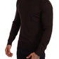 Dolce & Gabbana Brown Cashmere Turtleneck Pullover Sweater