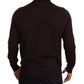 Dolce & Gabbana Brown Cashmere Turtleneck Pullover Sweater