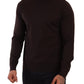Dolce & Gabbana Brown Cashmere Turtleneck Pullover Sweater