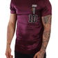 Dolce & Gabbana Purple Sport 10 Embroidery Crewneck T-shirt