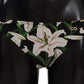 Dolce & Gabbana Elegant Lily-Print Bikini Bottom