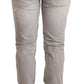 Acht Chic Slim Fit Tattered Gray Wash Jeans