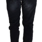 Acht Elegant Dark Blue Slim-Fit Denim