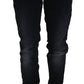 Acht Elegant Dark Blue Slim-Fit Denim