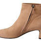 DEL CARLO Elegant Beige Leather Boots