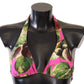 Dolce & Gabbana Chic Floral Bikini Top