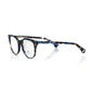 Frankie Morello Blue Acetate Unisex Frame