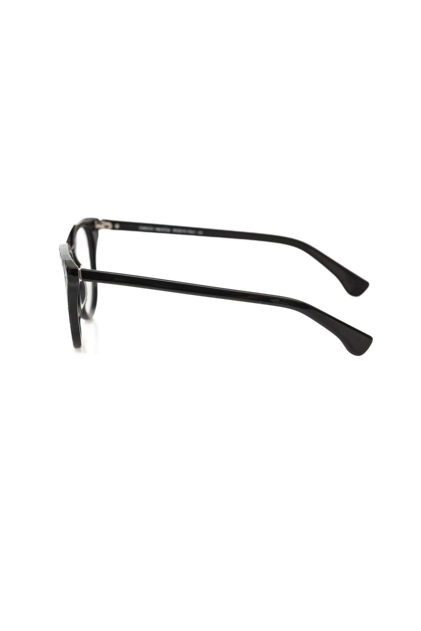 Frankie Morello Black Acetate Unisex Frame