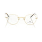 Frankie Morello Gold Metallic Unisex Frame