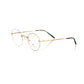 Frankie Morello Gold Metallic Unisex Frame