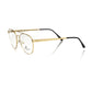 Frankie Morello Gold Metallic Unisex Frame