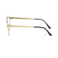 Frankie Morello Gold Metallic Unisex Frame