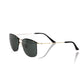 Frankie Morello Black Metallic Men Sunglass