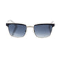 Frankie Morello Black Metallic Men Sunglass