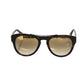 Frankie Morello Brown Acetate Men Sunglass