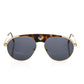 Frankie Morello Brown Metallic Sunglass for Men