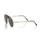 Frankie Morello Brown Metallic Sunglass for Men