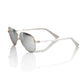 Frankie Morello Silver Metallic Men Sunglass