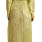 Patrizia Pepe Sunshine Silk Blend Maxi Dress - Long Sleeves & Plunge