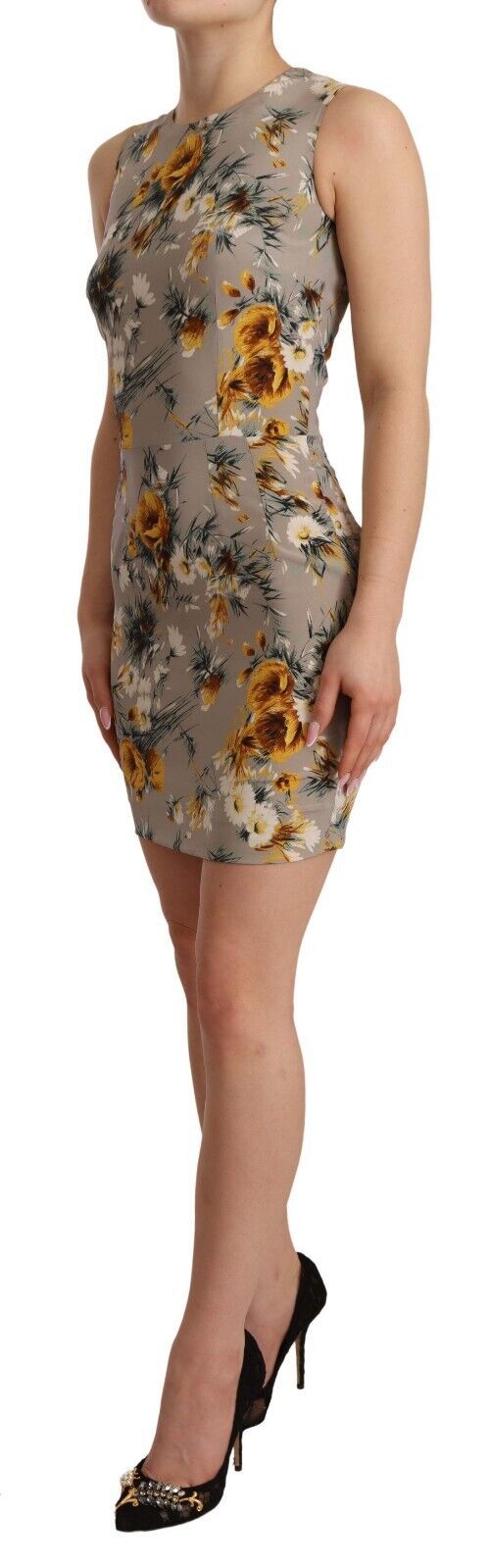 Dolce & Gabbana Elegant Floral Sheath Mini Dress