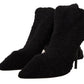 Dolce & Gabbana Chic Black Stretch Sock Boots