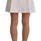 Ermanno Scervino Chic High Waist A-Line Mini Skirt