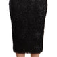 Masha Ma Elegant High Waist Pencil Midi Skirt