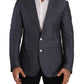 Dolce & Gabbana Elegant Slim Fit Two-Button Blue Blazer