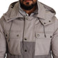 Dolce & Gabbana Elegant Lightweight Gray Windbreaker Jacket