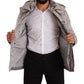 Dolce & Gabbana Elegant Lightweight Gray Windbreaker Jacket