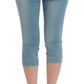 Ermanno Scervino Elegant Light Blue Capri Jeans