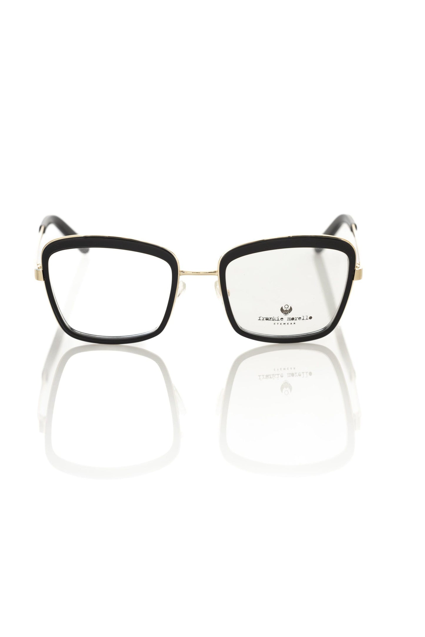 Frankie Morello Black Metallic Women Frame