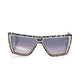 Frankie Morello Black Acetate Women Sunglass