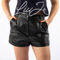 Dolce & Gabbana Black Lambskin Women Short