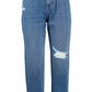 Yes Zee High-Waist Ripped Blue Jeans for Women