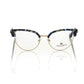 Frankie Morello Blue Metallic Fiber Women Frame