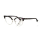 Frankie Morello Burgundy Metallic Fibre Women Frame