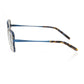 Frankie Morello Blue Metallic Women's Eyeglass Frame