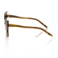 Frankie Morello Brown Acetate Women Sunglass