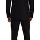 Dolce & Gabbana Elegant Black Silk Blend 3-Piece Suit