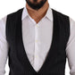 Dolce & Gabbana Elegant Striped Formal Dress Vest