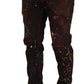 Dolce & Gabbana Elegant Multicolored Painted Denim Jeans