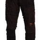 Dolce & Gabbana Elegant Distressed Patchwork Denim Jeans