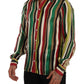 Dolce & Gabbana Elegant Multicolor Striped Silk Blend Shirt