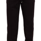 Dolce & Gabbana Elegant Burgundy Cotton Joggers