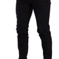 Dolce & Gabbana Elegant Slim Fit Dark Blue Denim Jeans