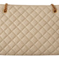 Versace Elegant Quilted Nappa Leather Tote