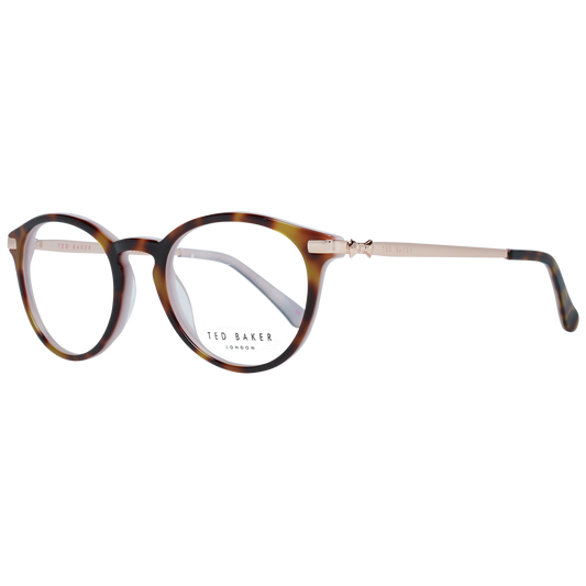 Ted Baker Chic Brown Round Full-Rim Fashion Frames