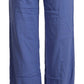 P.A.R.O.S.H. Chic Wide-Leg High Waist Blue Trousers