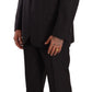 Domenico Tagliente Elegant Gray Two-Piece Regular Fit Suit